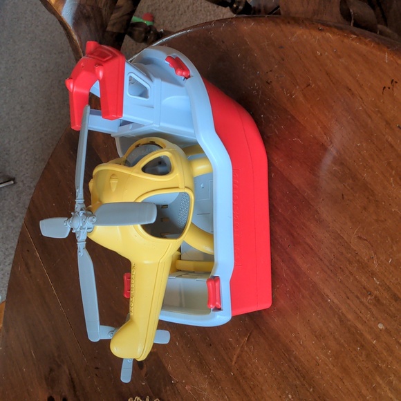 Green toys helicopter & boat - Picture 1 of 4